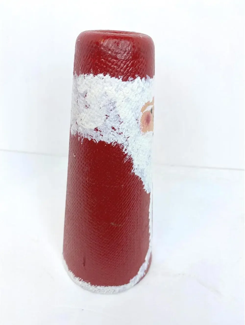 Primitive  Christmas Santa Tree Topper/table Decor
